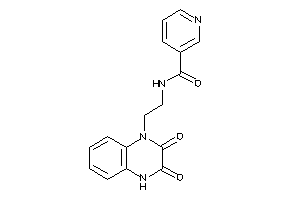 N-[2-(2,3-diketo-4H-quinoxalin-1-yl)ethyl]nicotinamide