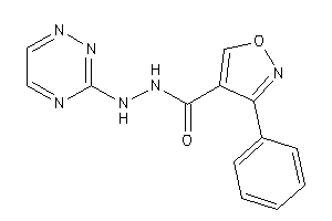 3-phenyl-N'-(1,2,4-triazin-3-yl)isoxazole-4-carbohydrazide