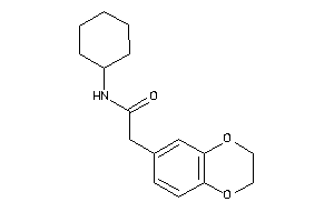 N-cyclohexyl-2-(2,3-dihydro-1,4-benzodioxin-6-yl)acetamide