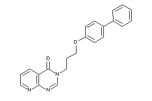 3-[3-(4-phenylphenoxy)propyl]pyrido[2,3-d]pyrimidin-4-one