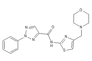 N-[4-(morpholinomethyl)thiazol-2-yl]-2-phenyl-triazole-4-carboxamide