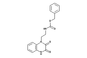N-[2-(2,3-diketo-4H-quinoxalin-1-yl)ethyl]carbamic Acid Benzyl Ester