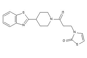 3-[3-[4-(1,3-benzothiazol-2-yl)piperidino]-3-keto-propyl]-4-thiazolin-2-one