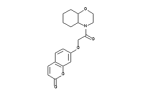 7-[2-(2,3,4a,5,6,7,8,8a-octahydrobenzo[b][1,4]oxazin-4-yl)-2-keto-ethoxy]coumarin