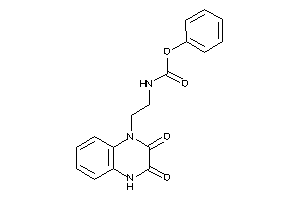 Image of N-[2-(2,3-diketo-4H-quinoxalin-1-yl)ethyl]carbamic Acid Phenyl Ester