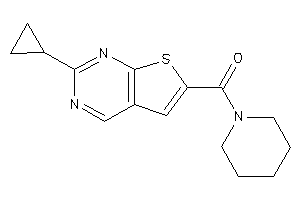 (2-cyclopropylthieno[2,3-d]pyrimidin-6-yl)-piperidino-methanone