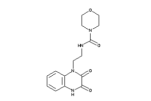 Image of N-[2-(2,3-diketo-4H-quinoxalin-1-yl)ethyl]morpholine-4-carboxamide