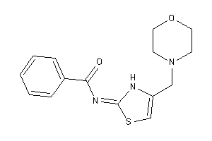 N-[4-(morpholinomethyl)-4-thiazolin-2-ylidene]benzamide