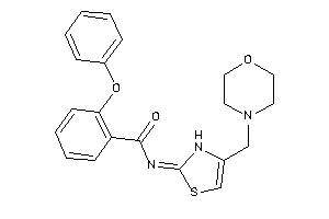 N-[4-(morpholinomethyl)-4-thiazolin-2-ylidene]-2-phenoxy-benzamide