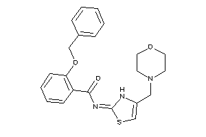 2-benzoxy-N-[4-(morpholinomethyl)-4-thiazolin-2-ylidene]benzamide