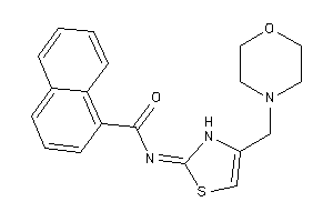 N-[4-(morpholinomethyl)-4-thiazolin-2-ylidene]-1-naphthamide