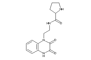 Image of N-[2-(2,3-diketo-4H-quinoxalin-1-yl)ethyl]pyrrolidine-2-carboxamide