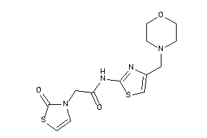 2-(2-keto-4-thiazolin-3-yl)-N-[4-(morpholinomethyl)thiazol-2-yl]acetamide