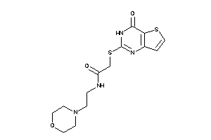2-[(4-keto-3H-thieno[3,2-d]pyrimidin-2-yl)thio]-N-(2-morpholinoethyl)acetamide