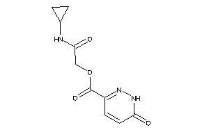 6-keto-1H-pyridazine-3-carboxylic Acid [2-(cyclopropylamino)-2-keto-ethyl] Ester