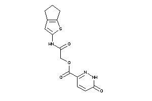 6-keto-1H-pyridazine-3-carboxylic Acid [2-(5,6-dihydro-4H-cyclopenta[b]thiophen-2-ylamino)-2-keto-ethyl] Ester