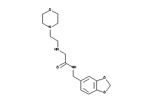 2-(2-morpholinoethylamino)-N-piperonyl-acetamide