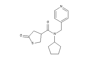 N-cyclopentyl-5-keto-N-(4-pyridylmethyl)tetrahydrothiophene-3-carboxamide