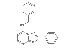 (2-phenylpyrazolo[1,5-a]pyrimidin-7-yl)-(3-pyridylmethyl)amine