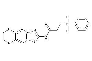 3-besyl-N-(6,7-dihydro-[1,4]dioxino[2,3-f][1,3]benzothiazol-2-yl)propionamide