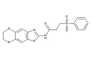 Image of 3-besyl-N-(6,7-dihydro-[1,4]dioxino[2,3-f][1,3]benzothiazol-2-yl)propionamide