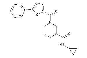 N-cyclopropyl-1-(5-phenyl-2-furoyl)nipecotamide