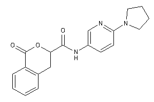 1-keto-N-(6-pyrrolidino-3-pyridyl)isochroman-3-carboxamide