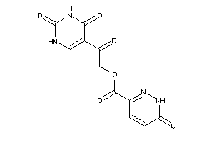 6-keto-1H-pyridazine-3-carboxylic Acid [2-(2,4-diketo-1H-pyrimidin-5-yl)-2-keto-ethyl] Ester