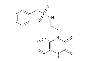 N-[2-(2,3-diketo-4H-quinoxalin-1-yl)ethyl]-1-phenyl-methanesulfonamide