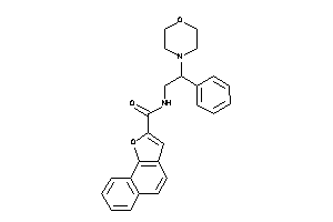 N-(2-morpholino-2-phenyl-ethyl)benzo[g]benzofuran-2-carboxamide