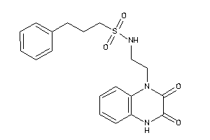 Image of N-[2-(2,3-diketo-4H-quinoxalin-1-yl)ethyl]-3-phenyl-propane-1-sulfonamide