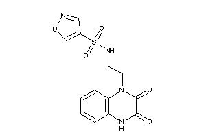 Image of N-[2-(2,3-diketo-4H-quinoxalin-1-yl)ethyl]isoxazole-4-sulfonamide