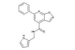 6-phenyl-N-(1H-pyrrol-2-ylmethyl)isoxazolo[5,4-b]pyridine-4-carboxamide
