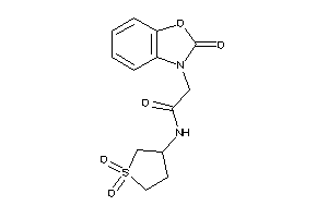 N-(1,1-diketothiolan-3-yl)-2-(2-keto-1,3-benzoxazol-3-yl)acetamide