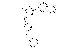 4-[(1-benzylpyrazol-4-yl)methylene]-2-(2-naphthyl)-2-oxazolin-5-one