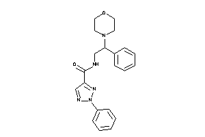 N-(2-morpholino-2-phenyl-ethyl)-2-phenyl-triazole-4-carboxamide