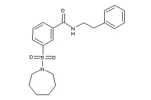 3-(azepan-1-ylsulfonyl)-N-phenethyl-benzamide