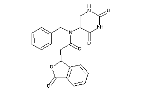 N-benzyl-N-(2,4-diketo-1H-pyrimidin-5-yl)-2-phthalidyl-acetamide