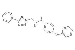 N-(4-phenoxyphenyl)-2-(5-phenyltetrazol-2-yl)acetamide