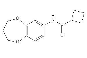 N-(3,4-dihydro-2H-1,5-benzodioxepin-7-yl)cyclobutanecarboxamide