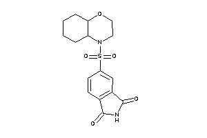 5-(2,3,4a,5,6,7,8,8a-octahydrobenzo[b][1,4]oxazin-4-ylsulfonyl)isoindoline-1,3-quinone