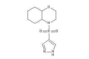 4-(1H-pyrazol-4-ylsulfonyl)-2,3,4a,5,6,7,8,8a-octahydrobenzo[b][1,4]oxazine