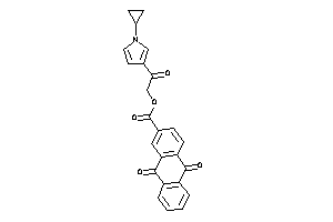 Image of 9,10-diketoanthracene-2-carboxylic Acid [2-(1-cyclopropylpyrrol-3-yl)-2-keto-ethyl] Ester