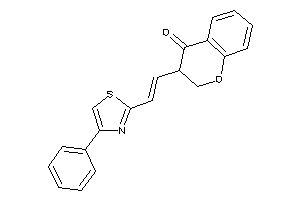Image of 3-[2-(4-phenylthiazol-2-yl)vinyl]chroman-4-one