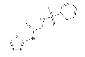 2-(benzenesulfonamido)-N-(1,3,4-thiadiazol-2-yl)acetamide