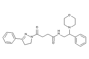 4-keto-N-(2-morpholino-2-phenyl-ethyl)-4-(3-phenyl-2-pyrazolin-1-yl)butyramide