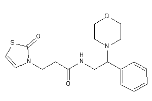 3-(2-keto-4-thiazolin-3-yl)-N-(2-morpholino-2-phenyl-ethyl)propionamide