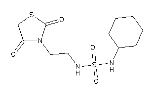 3-[2-(cyclohexylsulfamoylamino)ethyl]thiazolidine-2,4-quinone