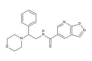 N-(2-morpholino-2-phenyl-ethyl)isoxazolo[5,4-b]pyridine-5-carboxamide