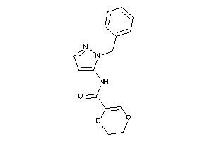 N-(2-benzylpyrazol-3-yl)-2,3-dihydro-1,4-dioxine-5-carboxamide